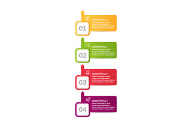 step infographic or process infographic template design . business infographic concept for presentations, banner, workflow layout, process diagram, flow chart and how it work