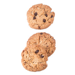 Cookies or Chocolate chips cookies with concept design.
