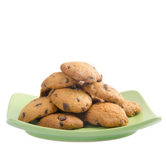 Cookies or Chocolate chips cookies with concept design.