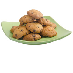Cookies or Chocolate chips cookies with concept design.