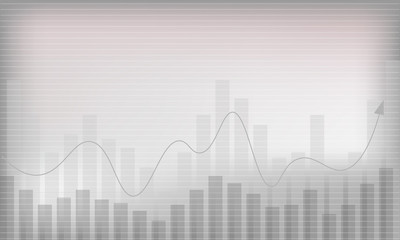 Business chart, financial graphs, abstract background, space for text or design.