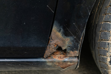 Rusty car door