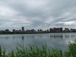 View over the river in Taipei