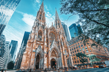 Fototapeta New York, USA, Cathedral of St. Patrick . obraz
