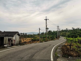 A street to the sea in Dulan
