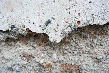 Stucco white wall background or texture.Wall fragment with scratches and cracks.White and golden messy wall stucco texture background. Decorative wall paint.Ultrawide Grunge Seamless Grey Grunge.
