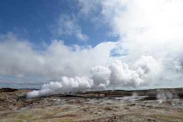 Hochtemperaturgebiet auf der Reykianes-Halbinsel, Island