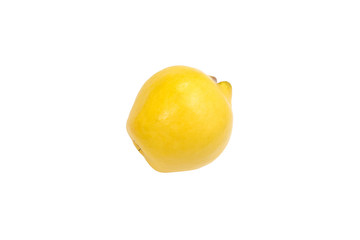 Quince fruit on isolated white background