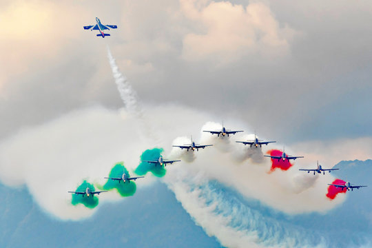 Air Show di Varenna - Lago di Como (IT) - 29 settembre 2019 - Frecce Tricolori 