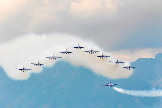 Air Show di Varenna - Lago di Como (IT) - 29 settembre 2019 - Frecce Tricolori 