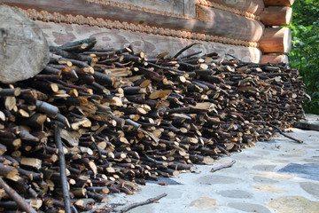 Pile of firewood