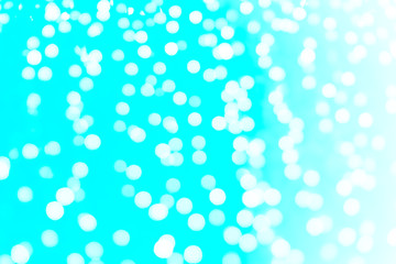Blue abstract background color and blurry bokeh.