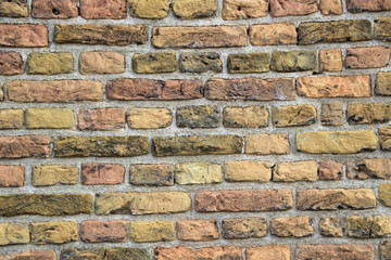 Old brick wall - Veere, Netherlands.
