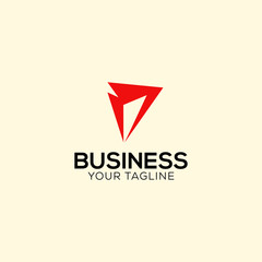 minimalist letter d sport logo vector concept 