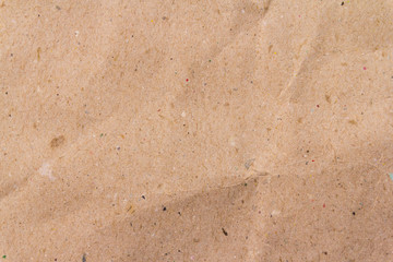 Brown wrinkle recycle paper background