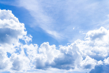 Naklejka na ściany i meble Clouds and blue sky background