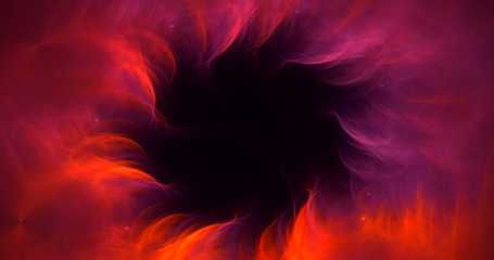 Fractal 3D rendering abstract light background
