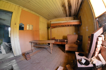 Abandoned wooden building in Norway