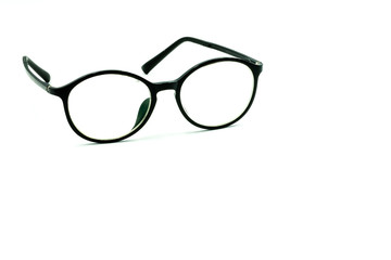 Fototapeta premium Round Glasses Women.Already used The image is sharp close.Is a good background.Suitable for use. 