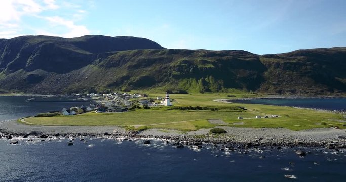 Alnes, Alesung view from above