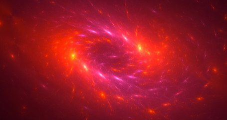 Fototapeta premium Fractal 3D rendering abstract light background