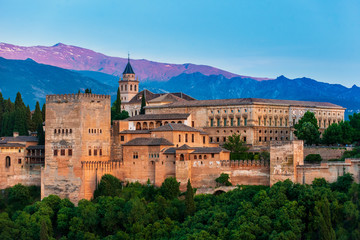 The Alhambra, Granada, Spain - obrazy, fototapety, plakaty