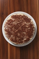 Layer cake with buttercream and jam