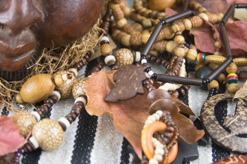 African artifacts and jewelry from Cameroon, juju powers and black magic