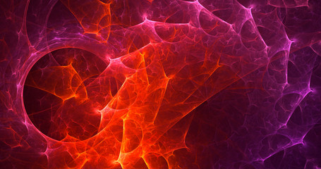 Fractal 3D rendering abstract light background