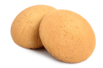 Sponge biscuits. Isolated on a white background. - obrazy, fototapety, plakaty