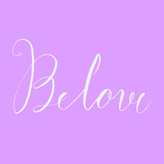 belove background