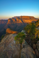 three rondavels and blyde river canyon at sunset, south africa 76