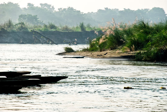 Flussfahrt Nepal Chitwan