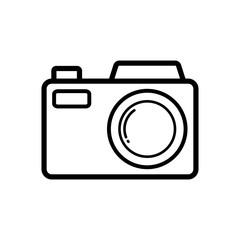 camera - photography icon vector design template