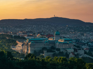 panoramic view of the Budapest city 