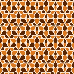 Wallpaper murals Retro style Retro background. Seamless pattern. Vector. レトロパターン