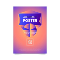 ABSTRACT DESIGN FOR POSTER TEMPLATE