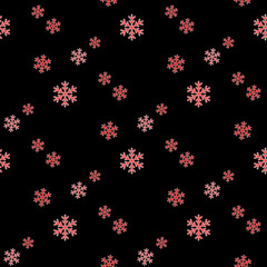 North stars seamless pattern with red palette. Wallpaper background for wrapping decoration