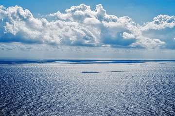 A Cloudscape and the Sea in Malta