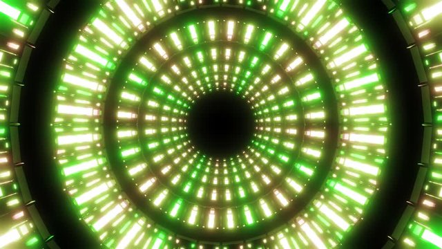 round abstract color changing glowing 3d illustration live wallpaper motion background art design vj loop