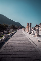 Fototapeta premium a road from the ancient city of efes