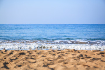 Beautiful tropical beach and sea in paradise place.