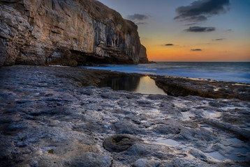 Dancing Ledge, dorset, England