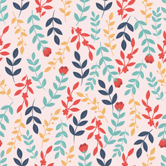 Botanical seamless pattern.