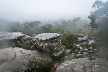 ancient stone in the mountain