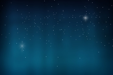 Blue background with white snow For banner cards in various festivals