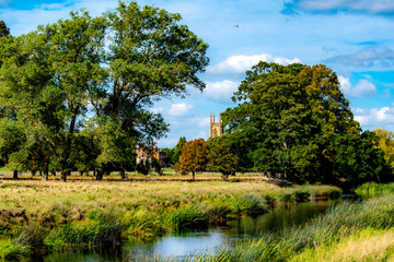 Charlecote  park  landscape  english scene