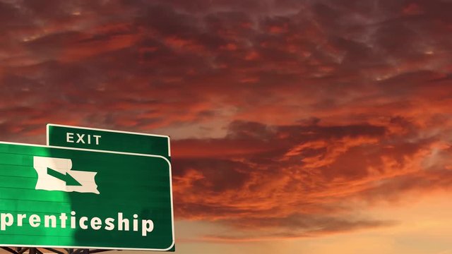Street Sign the Way to Apprenticeship