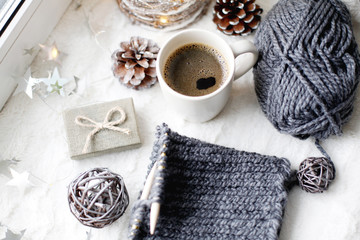 cup of tea and cookies