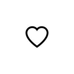 heart icon line style simple design